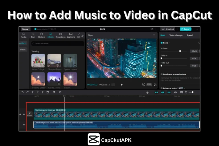 How to Add Music to Videos in CapCut – Complete Guide with Tips