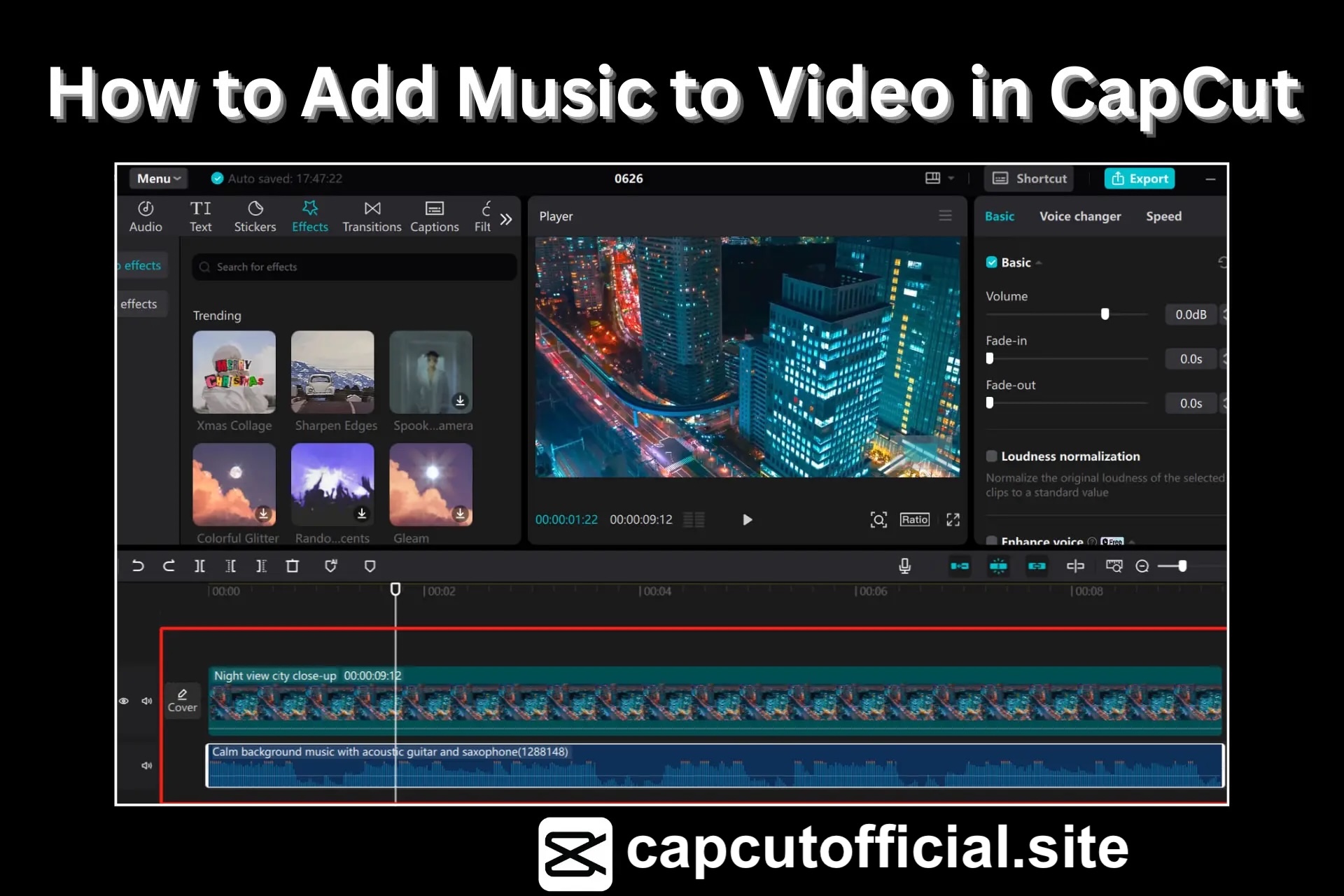 How to Add Music to Video in CapCut copy 1