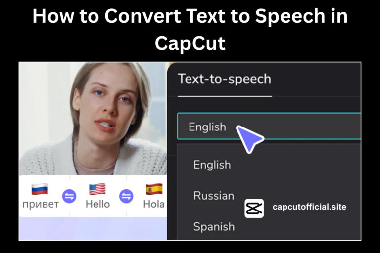 How to Convert Text to Speech in CapCut for Free in 2025