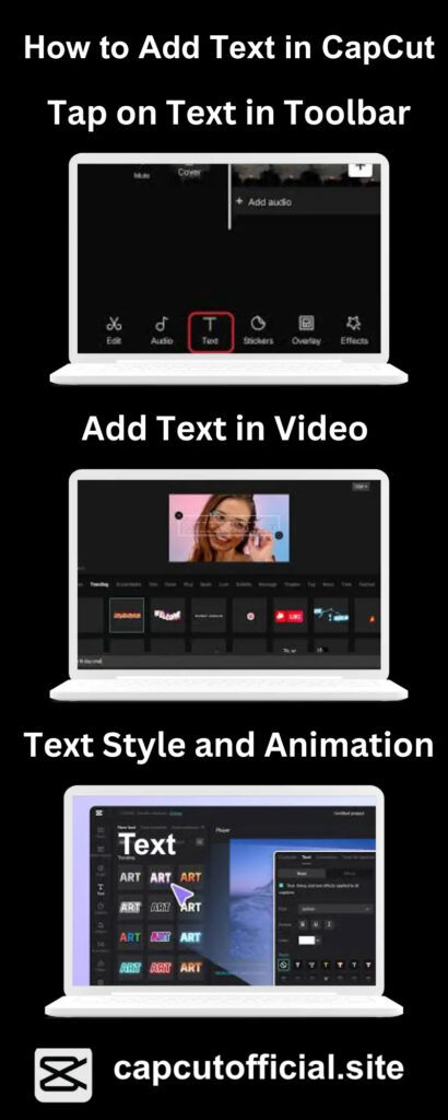 How to Add Text in CapCut 2 How to Add Text in CapCut 2024 copy