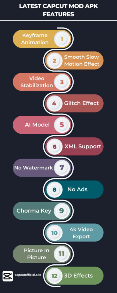 MOD CapCut APK Pro Features Infographic 3 copy