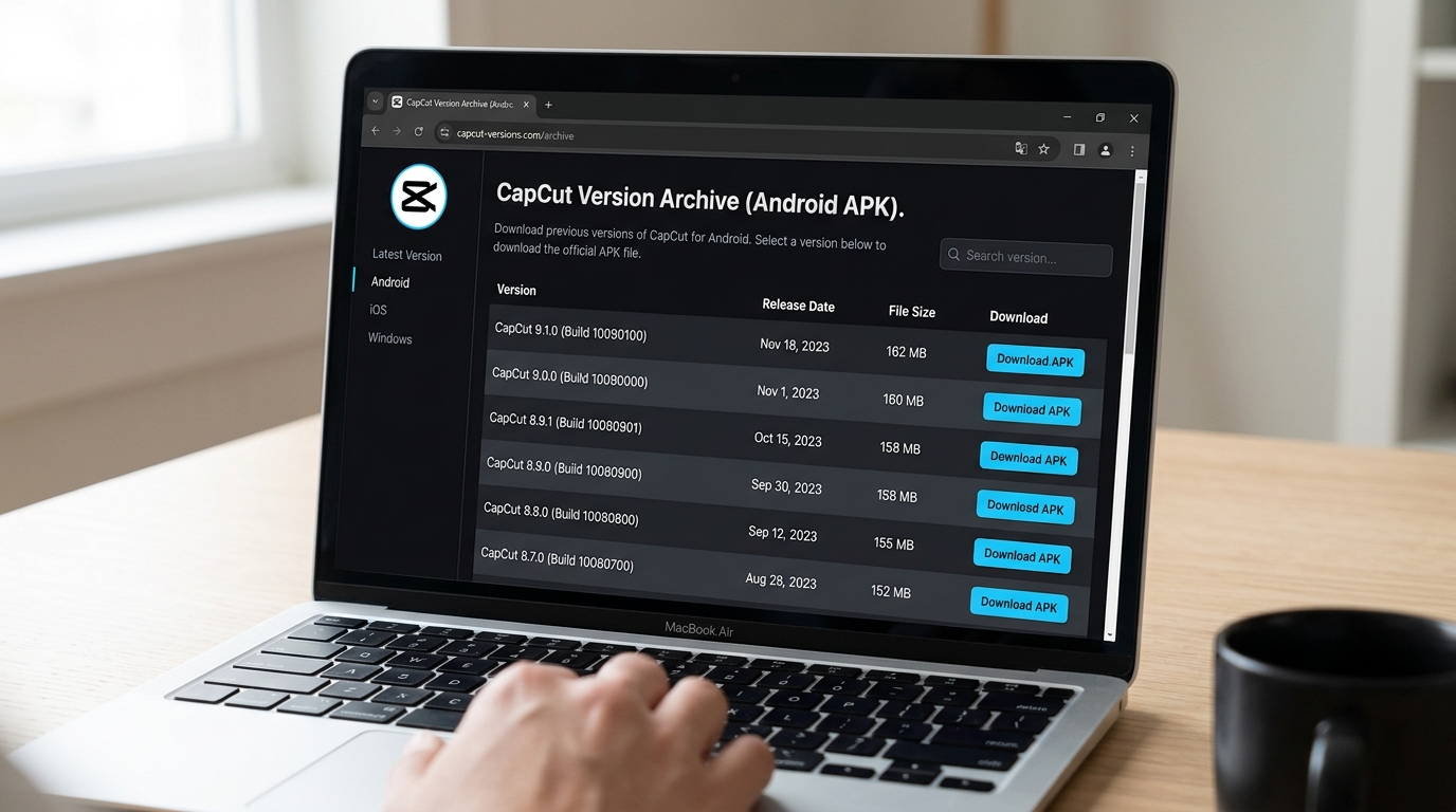CapCut APK versions archive 202605102333