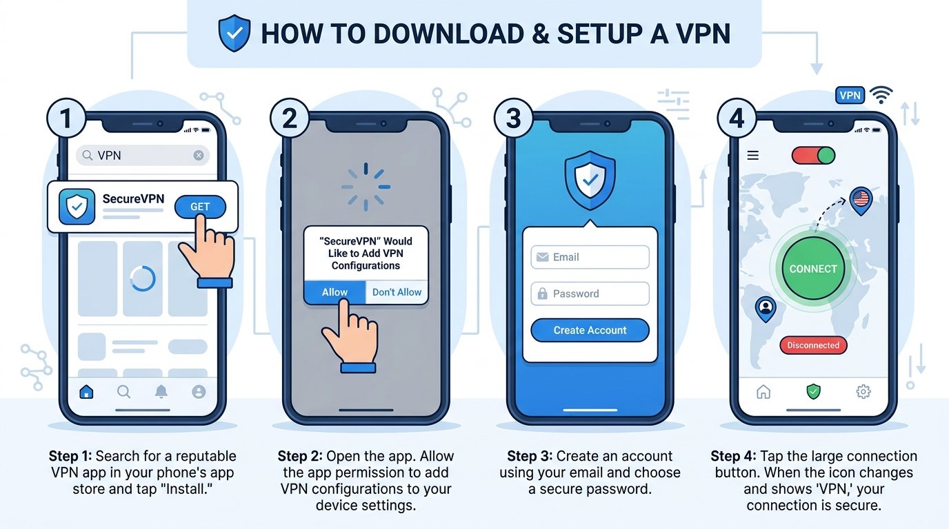 Phone VPN download setup process 202605191626