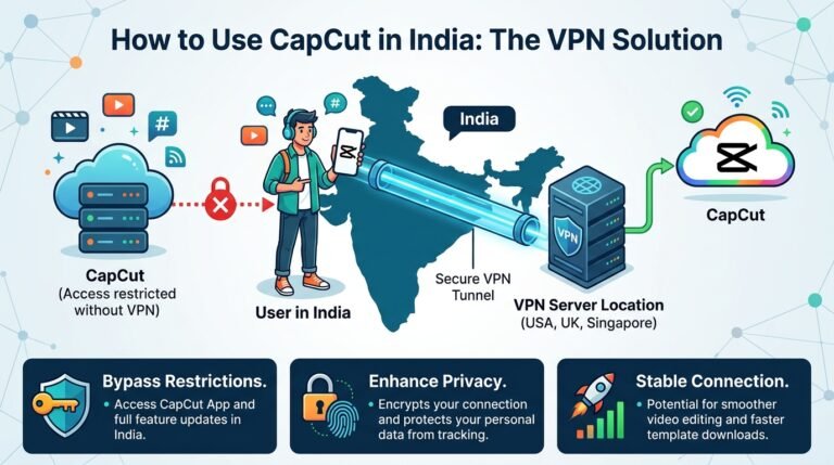 Which VPN Is Best for CapCut in India? 5 Best Choices for You 5 Which VPN Is Best for CapCut in India? 5 Best Choices for You
